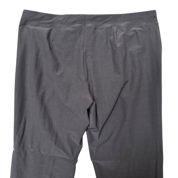Eileen Fisher Womens Gray Knit Pull On Straight Leg Stretch‎ Pants Viscose Sz LT - Picture 7 of 9